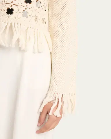 Toccin Camilla Mirror Long-Sleeve Fringe Top | Thumbnail 5 Toccin Camilla Mirror Long-Sleeve Fringe Top | Thumbnail 5