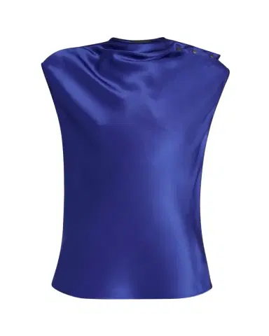 Giorgio Armani Double Silk Satin Blouse | Thumbnail 1 Giorgio Armani Double Silk Satin Blouse | Thumbnail 1