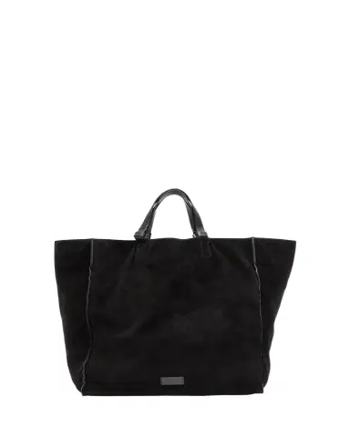 Giorgio Armani Men's Split Leather Tote Bag | Thumbnail 1 Giorgio Armani Men's Split Leather Tote Bag | Thumbnail 1