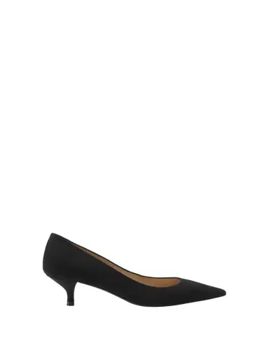 Stuart Weitzman Stuart Suede Kitten Pumps | Thumbnail 1 Stuart Weitzman Stuart Suede Kitten Pumps | Thumbnail 1