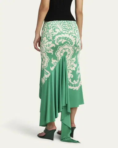 Etro Printed Draped Ruffle Maxi Skirt | Thumbnail 3 Etro Printed Draped Ruffle Maxi Skirt | Thumbnail 3