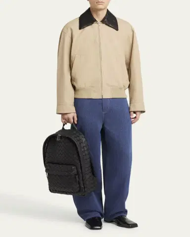 Bottega Veneta Men's Intrecciato 20 Taurillon Backpack | Thumbnail 5 Bottega Veneta Men's Intrecciato 20 Taurillon Backpack | Thumbnail 5