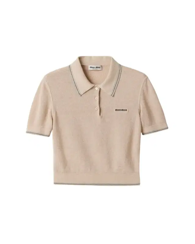 Short-Sleeve Crop Polo Top Short-Sleeve Crop Polo Top