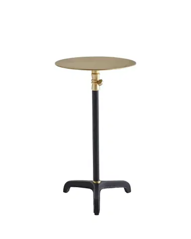 Arteriors Addison Adjustable Leather Drink Table | Thumbnail 1 Arteriors Addison Adjustable Leather Drink Table | Thumbnail 1