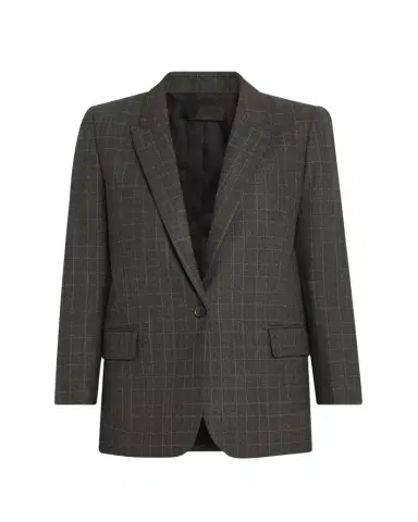 Nili Lotan Diane Check Single-Breasted Blazer | Thumbnail 1 Nili Lotan Diane Check Single-Breasted Blazer | Thumbnail 1