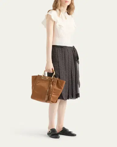 Prada Pleated Chiffon Printed Skirt | Thumbnail 2 Prada Pleated Chiffon Printed Skirt | Thumbnail 2
