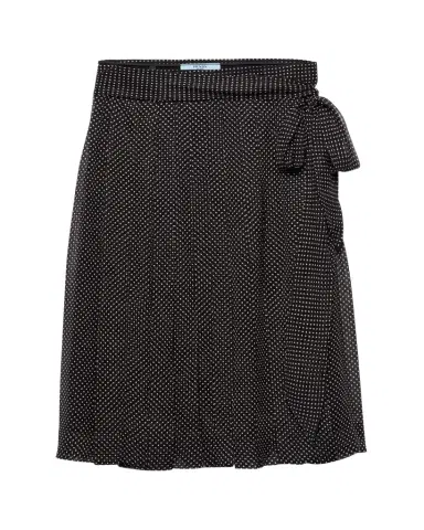 Prada Pleated Chiffon Printed Skirt | Thumbnail 1 Prada Pleated Chiffon Printed Skirt | Thumbnail 1