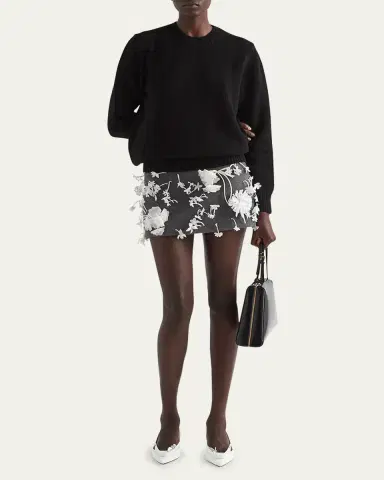 Prada Cashmere Wool Crew-Neck Sweater | Thumbnail 2 Prada Cashmere Wool Crew-Neck Sweater | Thumbnail 2