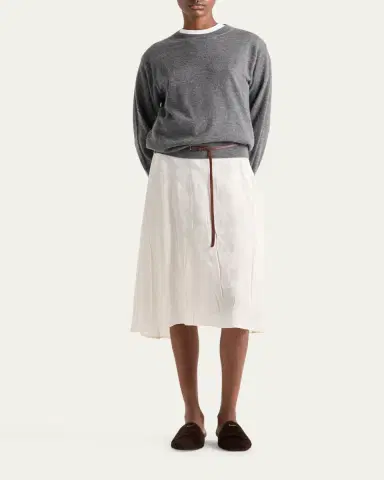 Prada Superfine Cashmere Knit Crewneck Sweater | Thumbnail 2 Prada Superfine Cashmere Knit Crewneck Sweater | Thumbnail 2
