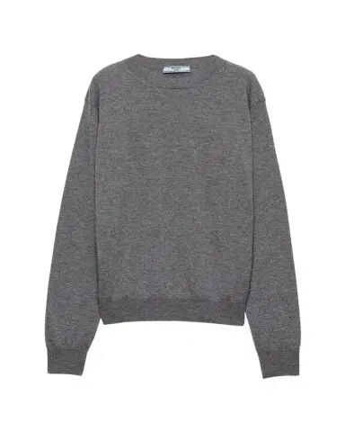 Prada Superfine Cashmere Knit Crewneck Sweater | Thumbnail 1 Prada Superfine Cashmere Knit Crewneck Sweater | Thumbnail 1