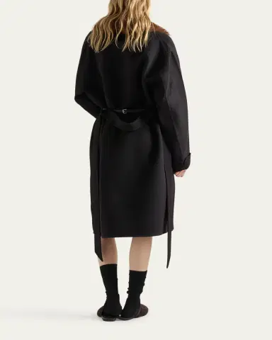 Prada Cashmere Long Wrap Coat | Thumbnail 3 Prada Cashmere Long Wrap Coat | Thumbnail 3