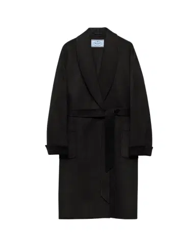 Prada Cashmere Long Wrap Coat | Thumbnail 1 Prada Cashmere Long Wrap Coat | Thumbnail 1