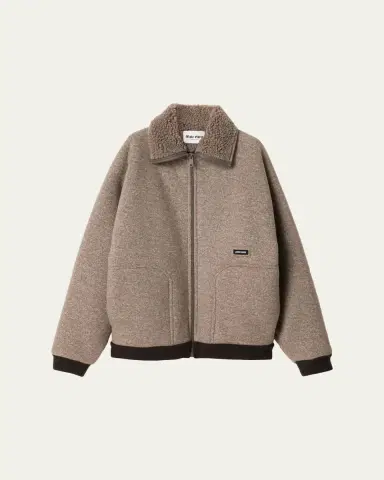 Miu Miu Faux Fur Lined Fleece Zip Jacket | Thumbnail 4 Miu Miu Faux Fur Lined Fleece Zip Jacket | Thumbnail 4
