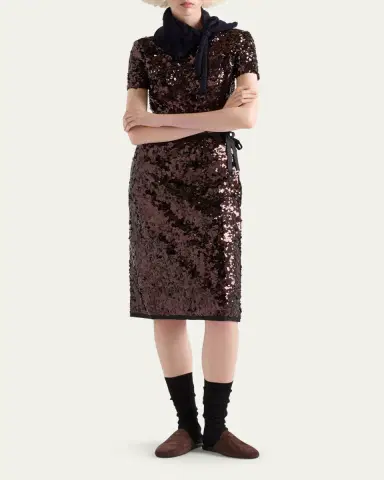 Prada Sequined Midi Skirt | Thumbnail 2 Prada Sequined Midi Skirt | Thumbnail 2