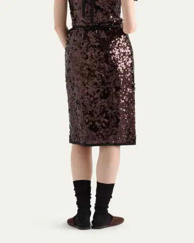 Prada Sequined Midi Skirt | Thumbnail 3 Prada Sequined Midi Skirt | Thumbnail 3