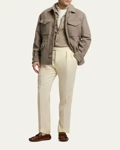 Ralph Lauren Purple Label Ripley Wool-Cashmere Four-Pocket Jacket | Thumbnail 2 Ralph Lauren Purple Label Ripley Wool-Cashmere Four-Pocket Jacket | Thumbnail 2