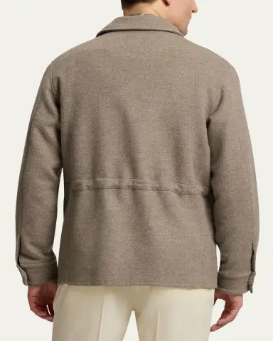 Ralph Lauren Purple Label Ripley Wool-Cashmere Four-Pocket Jacket | Thumbnail 3 Ralph Lauren Purple Label Ripley Wool-Cashmere Four-Pocket Jacket | Thumbnail 3