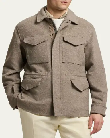 Ralph Lauren Purple Label Ripley Wool-Cashmere Four-Pocket Jacket | Thumbnail 4 Ralph Lauren Purple Label Ripley Wool-Cashmere Four-Pocket Jacket | Thumbnail 4