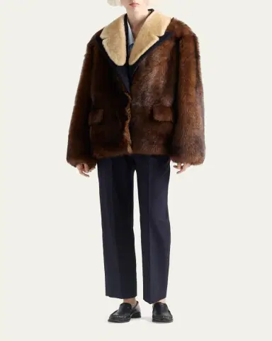 Prada Stuoia Double-Pleated Straight-Leg Pants | Thumbnail 2 Prada Stuoia Double-Pleated Straight-Leg Pants | Thumbnail 2
