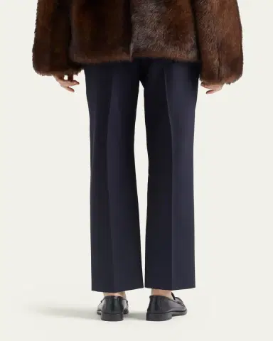 Prada Stuoia Double-Pleated Straight-Leg Pants | Thumbnail 3 Prada Stuoia Double-Pleated Straight-Leg Pants | Thumbnail 3
