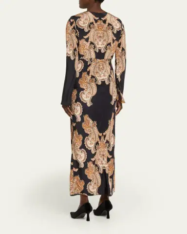 Veronica Beard Lupita Paisley Maxi Dress | Thumbnail 3 Veronica Beard Lupita Paisley Maxi Dress | Thumbnail 3