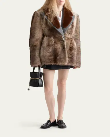 Prada Chevron Pleated Mini Skirt | Thumbnail 2 Prada Chevron Pleated Mini Skirt | Thumbnail 2