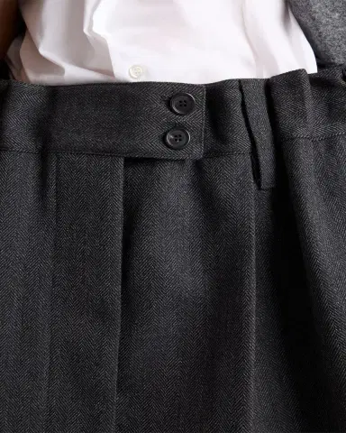Prada Chevron Pleated Mini Skirt | Thumbnail 5 Prada Chevron Pleated Mini Skirt | Thumbnail 5