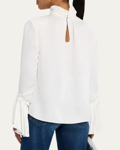 Ramy Brook Christy Ruffle-Cuff Blouse | Thumbnail 3 Ramy Brook Christy Ruffle-Cuff Blouse | Thumbnail 3