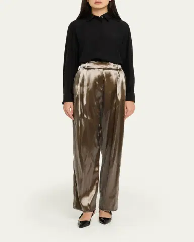 Giorgio Armani Liquid Silk Trousers | Thumbnail 2 Giorgio Armani Liquid Silk Trousers | Thumbnail 2