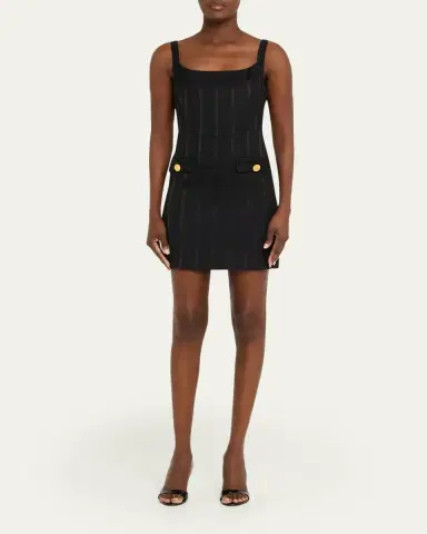 L'Agence Helen Striped Satin Corset Mini Dress | Thumbnail 2 L'Agence Helen Striped Satin Corset Mini Dress | Thumbnail 2