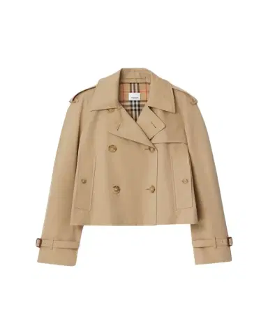 Burberry Haltye Cropped Gabardine Trench Jacket | Thumbnail 1 Burberry Haltye Cropped Gabardine Trench Jacket | Thumbnail 1