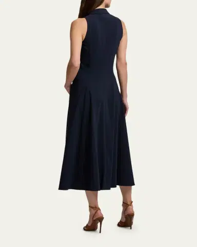 Ralph Lauren Collection Alecia Cotton-Blend Day Dress | Thumbnail 3 Ralph Lauren Collection Alecia Cotton-Blend Day Dress | Thumbnail 3