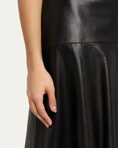 ARMA Susana A-Line Leather Midi Skirt | Thumbnail 5 ARMA Susana A-Line Leather Midi Skirt | Thumbnail 5