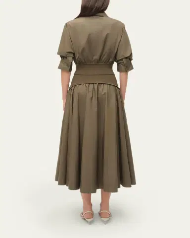 SIMKHAI Ovie Midi Skirt | Thumbnail 3 SIMKHAI Ovie Midi Skirt | Thumbnail 3