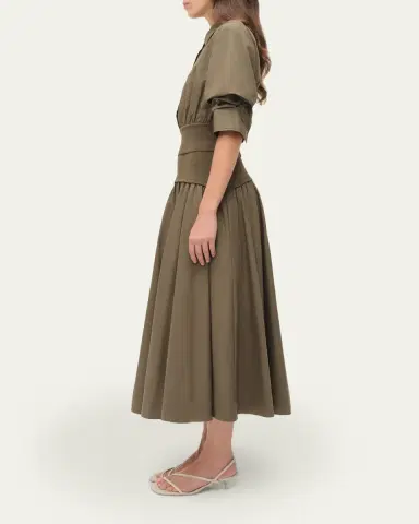 SIMKHAI Ovie Midi Skirt | Thumbnail 4 SIMKHAI Ovie Midi Skirt | Thumbnail 4
