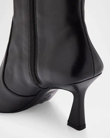 Stuart Weitzman 85mm Vinnie Leather Zip Booties | Thumbnail 5 Stuart Weitzman 85mm Vinnie Leather Zip Booties | Thumbnail 5