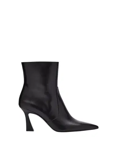 Stuart Weitzman 85mm Vinnie Leather Zip Booties | Thumbnail 1 Stuart Weitzman 85mm Vinnie Leather Zip Booties | Thumbnail 1