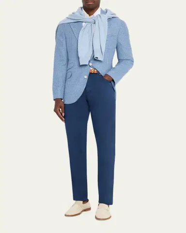 Brunello Cucinelli Men's Italian-Fit Denim Five-Pocket Pants | Thumbnail 10 Brunello Cucinelli Men's Italian-Fit Denim Five-Pocket Pants | Thumbnail 10