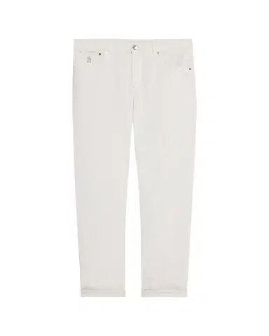 Brunello Cucinelli Men's Italian-Fit Denim Five-Pocket Pants | Thumbnail 1 Brunello Cucinelli Men's Italian-Fit Denim Five-Pocket Pants | Thumbnail 1