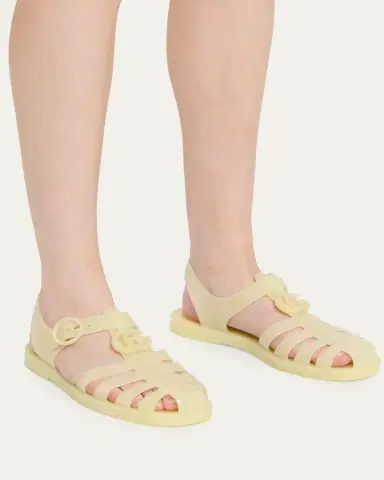 Gucci GG Glossy Jelly Fisherman Sandals | Thumbnail 4 Gucci GG Glossy Jelly Fisherman Sandals | Thumbnail 4