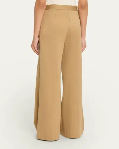 Max Mara Herringbone Striped Jersey Wide-Leg Pants | Thumbnail 3 Max Mara Herringbone Striped Jersey Wide-Leg Pants | Thumbnail 3