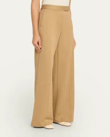 Max Mara Herringbone Striped Jersey Wide-Leg Pants | Thumbnail 4 Max Mara Herringbone Striped Jersey Wide-Leg Pants | Thumbnail 4
