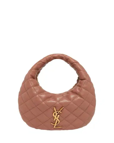 Saint Laurent Icarino Baby YSL Quilted Leather Hobo Bag | Thumbnail 1 Saint Laurent Icarino Baby YSL Quilted Leather Hobo Bag | Thumbnail 1