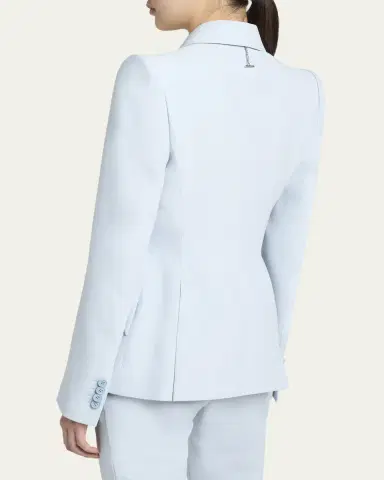 McQueen Single-Button Crepe Jacket | Thumbnail 3 McQueen Single-Button Crepe Jacket | Thumbnail 3