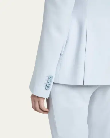 McQueen Single-Button Crepe Jacket | Thumbnail 5 McQueen Single-Button Crepe Jacket | Thumbnail 5