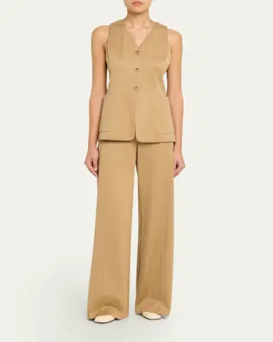 Max Mara Striped Herringbone Vest | Thumbnail 2 Max Mara Striped Herringbone Vest | Thumbnail 2