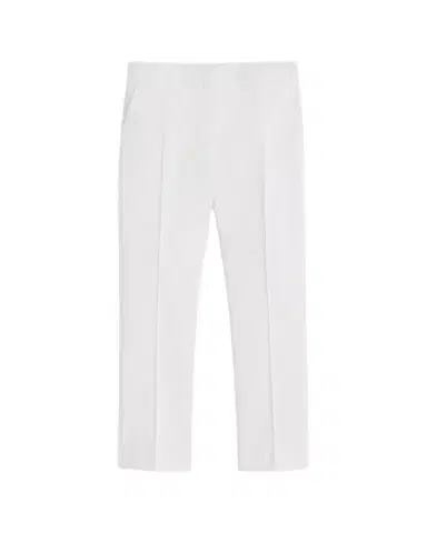 Max Mara Silk Slim-Leg Ankle Cigarette Pants | Thumbnail 1 Max Mara Silk Slim-Leg Ankle Cigarette Pants | Thumbnail 1
