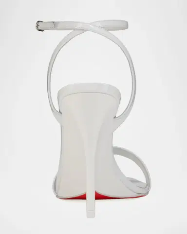 Christian Louboutin 100mm Zeezeenella Patent Leather Wedge Sandals | Thumbnail 3 Christian Louboutin 100mm Zeezeenella Patent Leather Wedge Sandals | Thumbnail 3