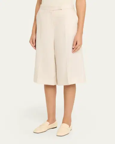 Max Mara Wide-Leg Linen Pants | Thumbnail 4 Max Mara Wide-Leg Linen Pants | Thumbnail 4