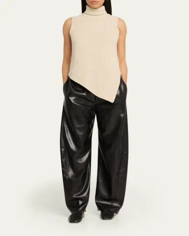 Nanushka Zoela Alt-Leather Pants | Thumbnail 2 Nanushka Zoela Alt-Leather Pants | Thumbnail 2